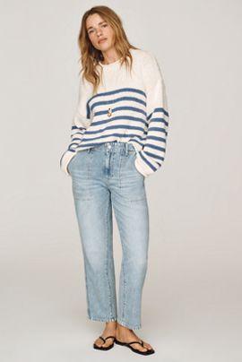 AG Analeigh Mid Rise Straight Jeans