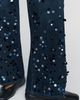 AG Jeans AG Adria Embellished Low Rise Wide Leg Jeans - 3