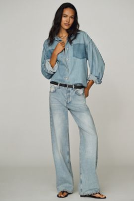 AG Jeans AG Billie Mid-Rise Straight-Leg Jeans