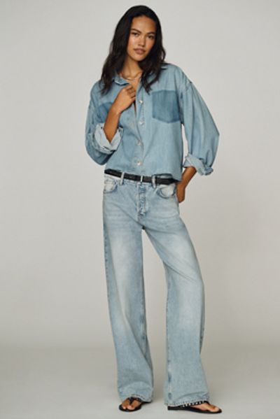 AG Jeans AG Billie Mid-Rise Straight-Leg Jeans