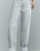 AG Jeans AG Cotton Mercer High-Rise Cuffed Tapered Jeans - 3