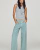 AG Jeans AG Saige Mid-Rise Cropped Wide-Leg Jeans - 1