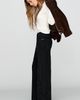 AG Jeans AG Saige Mid Rise Embroidered Wide Leg Jeans - 1
