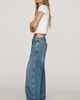 AG Jeans AG Stella Mid-Rise Wide-Leg Jeans - 1
