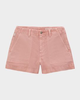 AG Jeans Analeigh Mid-Rise Utility Shorts