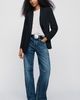 AG Jeans Billie Mid Rise Straight Leg Jeans - 1