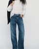 AG Jeans Billie Mid Rise Straight Leg Jeans - 4