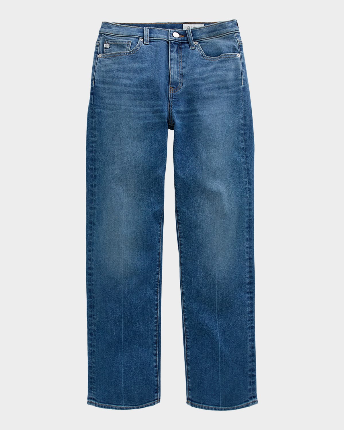 AG Jeans Brinley Straight-Leg Stretch Denim Jeans