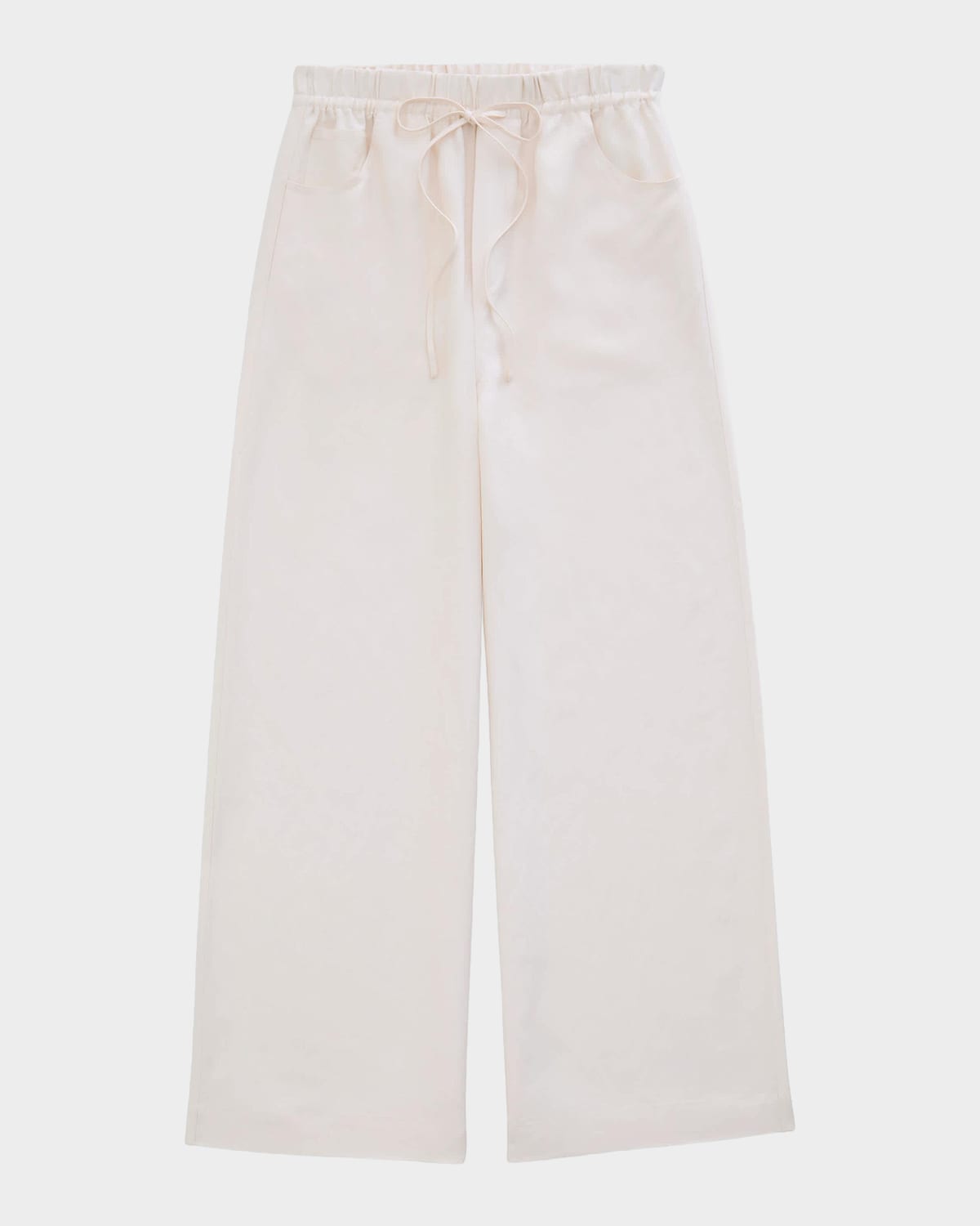 AG Jeans Century Silk-Blend Drawstring Pants