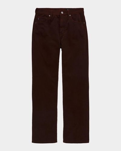 AG Jeans Corduroy Straight-Leg Pants