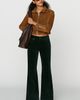 AG Jeans Georgie Velvet Mid Rise Flare Jeans - 1