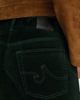 AG Jeans Georgie Velvet Mid Rise Flare Jeans - 6