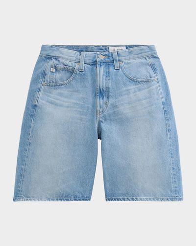 AG Jeans Hattie Wide-Leg Rigid Denim Shorts