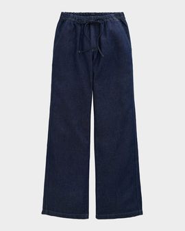 AG Jeans Low-Rise Drawstring Jeans