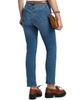 AG Jeans Women's Mari Whiskered High-Rise Straight-Leg Jeans - 4