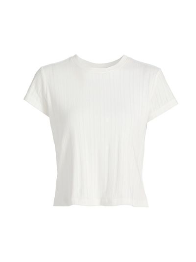 AG Jeans Women's Sadie Pointelle-Knit Cotton Top