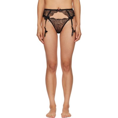 Agent Provocateur Agent Provocateur Black Lorna Lace Suspender Garter Belt