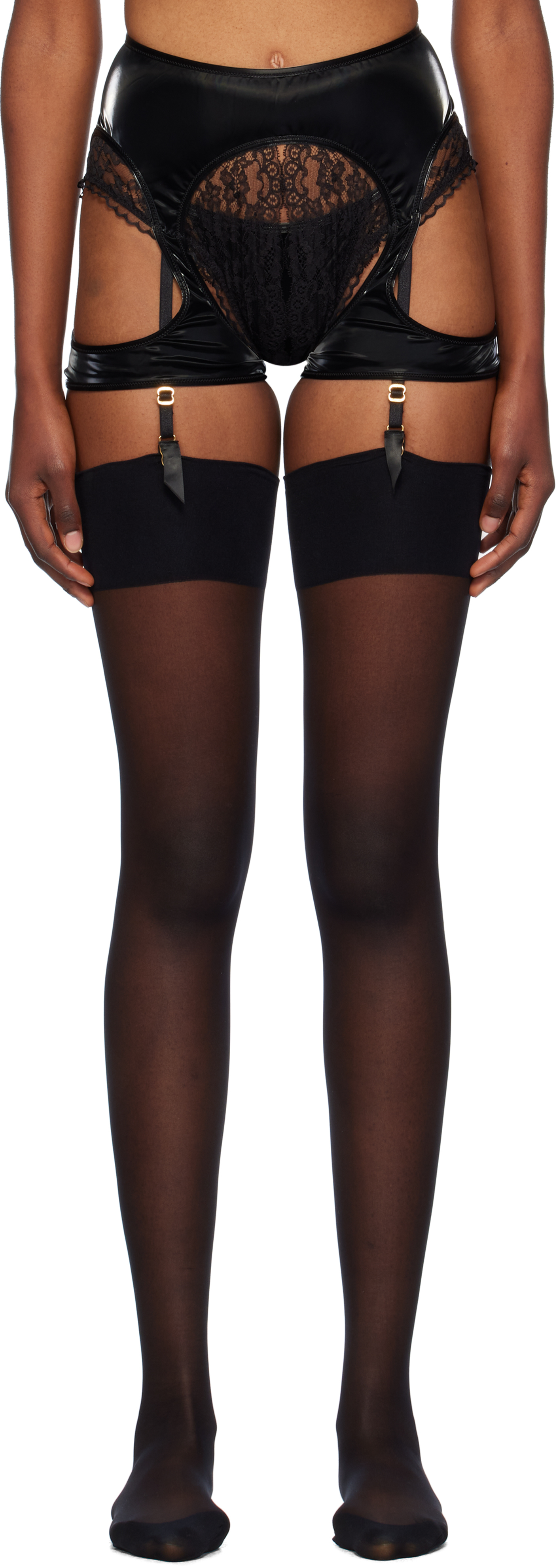 Agent Provocateur MAGDELENA Belt NWT Black & Cream [I] Streets ahead Tan Thin cracked Belt main image 3