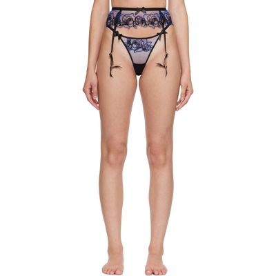 Agent Provocateur Agent Provocateur Navy Lindie Suspender Garter Belt