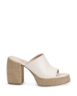 Agl Agl Women's Leather Slide Sandals