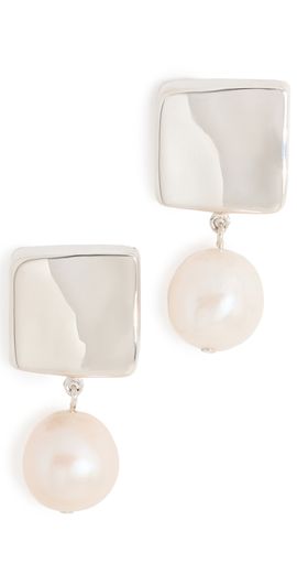 AGMES AGMES Small Baroque Luca Earrings Pearl One Size
