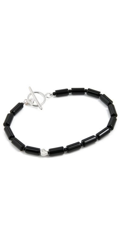 AGMES AGMES Vallen Bracelet Sterling Silver/Onyx One