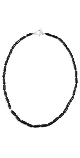 AGMES AGMES Vallen Necklace Sterling Silver/Onyx One