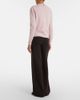 Agnona Agnona Cable-knit cashmere wide-leg pants - 6
