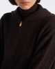 Agnona Agnona Cable-knit cashmere zip-up hoodie - 3