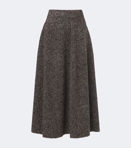 Agnona Agnona Cashmere, silk, and wool midi skirt