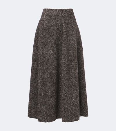Agnona Agnona Cashmere, silk, and wool midi skirt