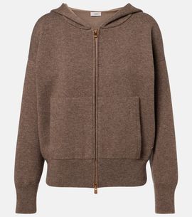 Agnona Agnona Cashmere, wool, and silk hoodie