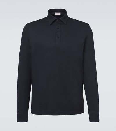 Agnona Agnona Cotton and silk polo shirt