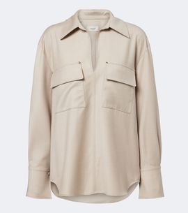 Agnona Agnona Embellished wool shirt