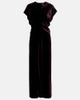 Agnona Agnona Gathered velvet midi dress - 1