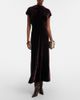 Agnona Agnona Gathered velvet midi dress - 2