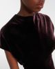 Agnona Agnona Gathered velvet midi dress - 3