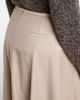 Agnona Agnona Leather-trimmed wool flannel midi skirt - 5
