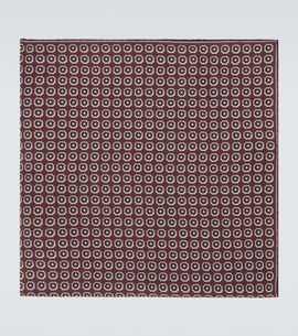 Agnona Agnona Printed silk twill scarf