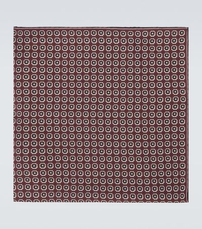Agnona Agnona Printed silk twill scarf
