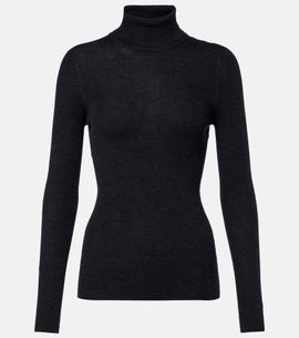 Agnona Agnona Ribbed-knit wool, silk, and cashmere sweater