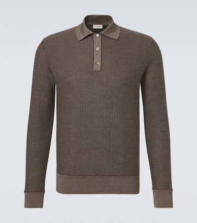 Agnona Agnona Wool and silk polo sweater