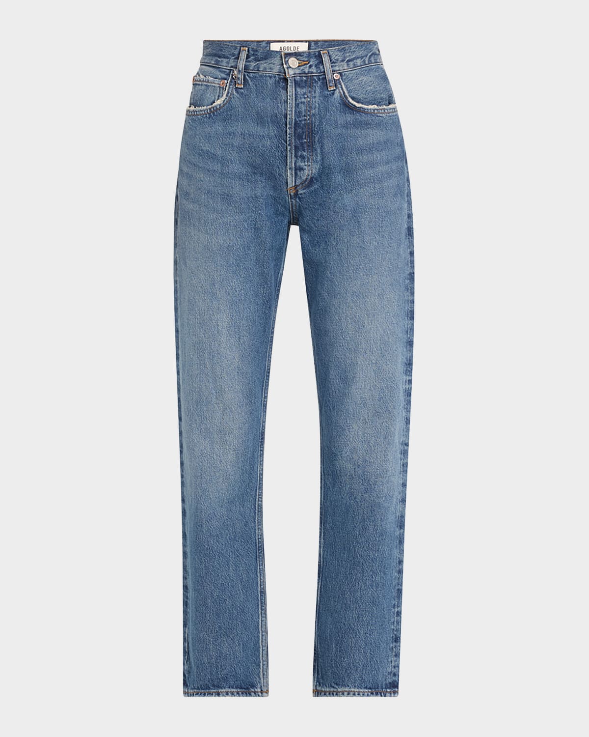 AGOLDE 90 & apos;s Pinch Waist High-Rise Straight Jeans
