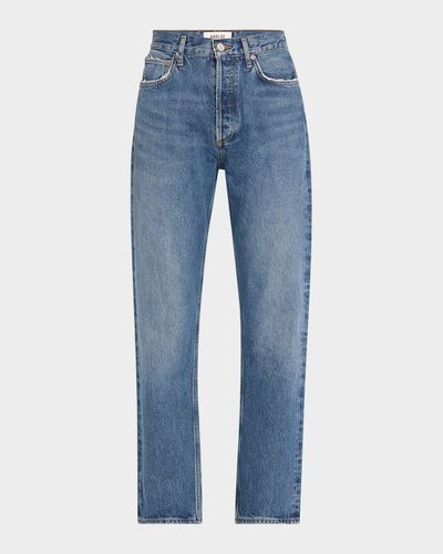AGOLDE 90 & apos;s Pinch Waist High-Rise Straight Jeans