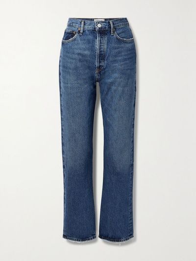 AGOLDE 90's Pinch Waist organic high-rise straight-leg jeans