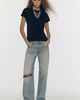 AGOLDE Adine Longline Organic Cotton Tee - 2