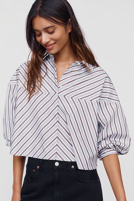 AGOLDE Agnes 100% Cotton Buttondown Shirt