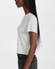 AGOLDE AGOLDE Adine Shrunken Tee Grey Heather XS - 5