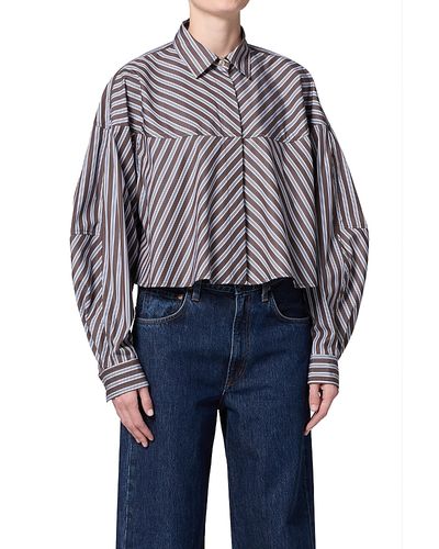 Agolde Agolde Agnes Cotton Button Front Shirt