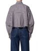 Agolde Agolde Agnes Cotton Button Front Shirt - 3